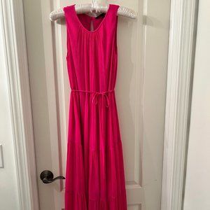 Banana Republic Hot Pink Maxi Dress